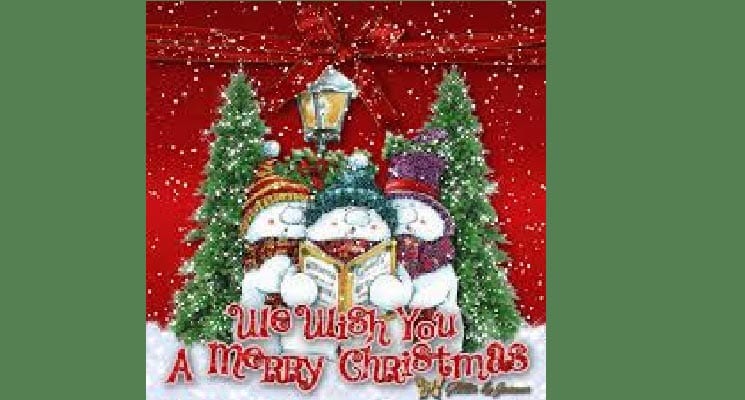 would like to wish all of our faithful readers a very merry