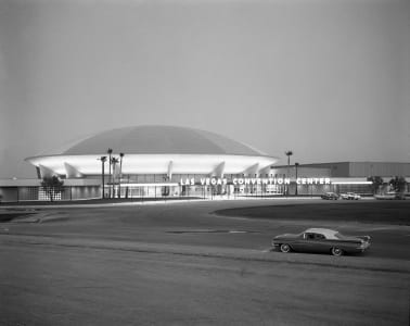 Las Vegas Convention Center, dated June 29, 1959.  Photo credit: Las Vegas News Bureau