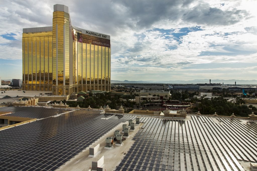 Mandalay Bay installs world's largest convention center solar array »  Exhibit City News