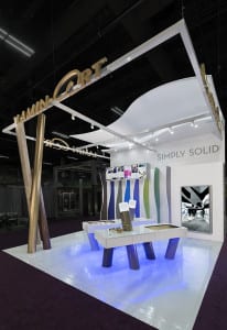 Lamin-Art Exhibit GlobalShop 2015, Las Vegas 3D Exhibits Padgett and Company Job#3867