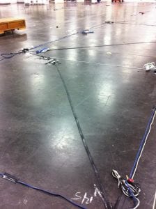Installing a cable network for E3 includes six months of advance planning.