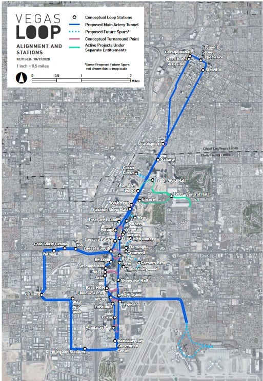 Boring Co. Submits Vegas Loop Plans » Exhibit City News