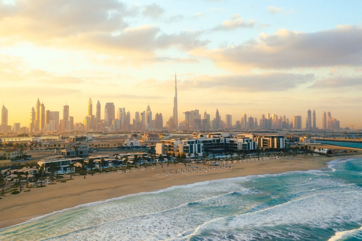 Dubai beach shot
