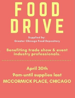 Industry Food Drive at McCormick Place April 30