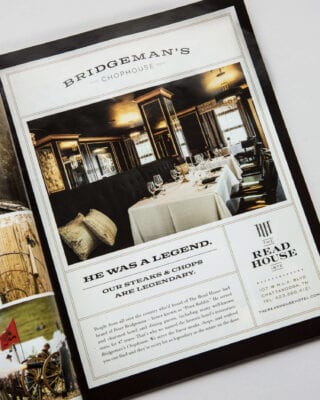 Bridgemans-menu