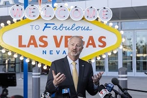 Steve Hill speaking at ribbon cutting