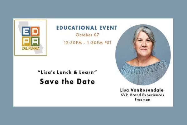 EDPA Presents Lisa’s Lunch and Learn, Oct. 7