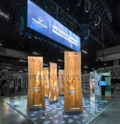 Hamilton Wow Booth at ExhibitorLive 2021