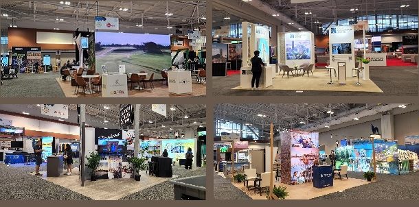 ASAE collage of show floor pix by Evelio Alfonso