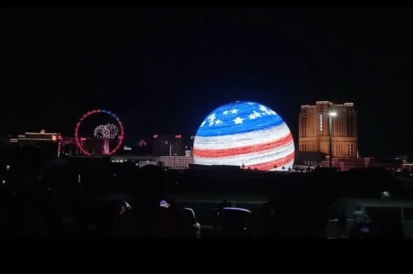 The Sphere mesmerizing Las Vegas months before opening