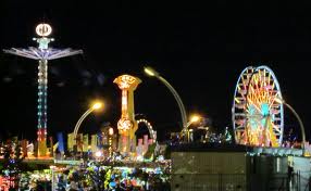 Canadian National Exhibition at night
